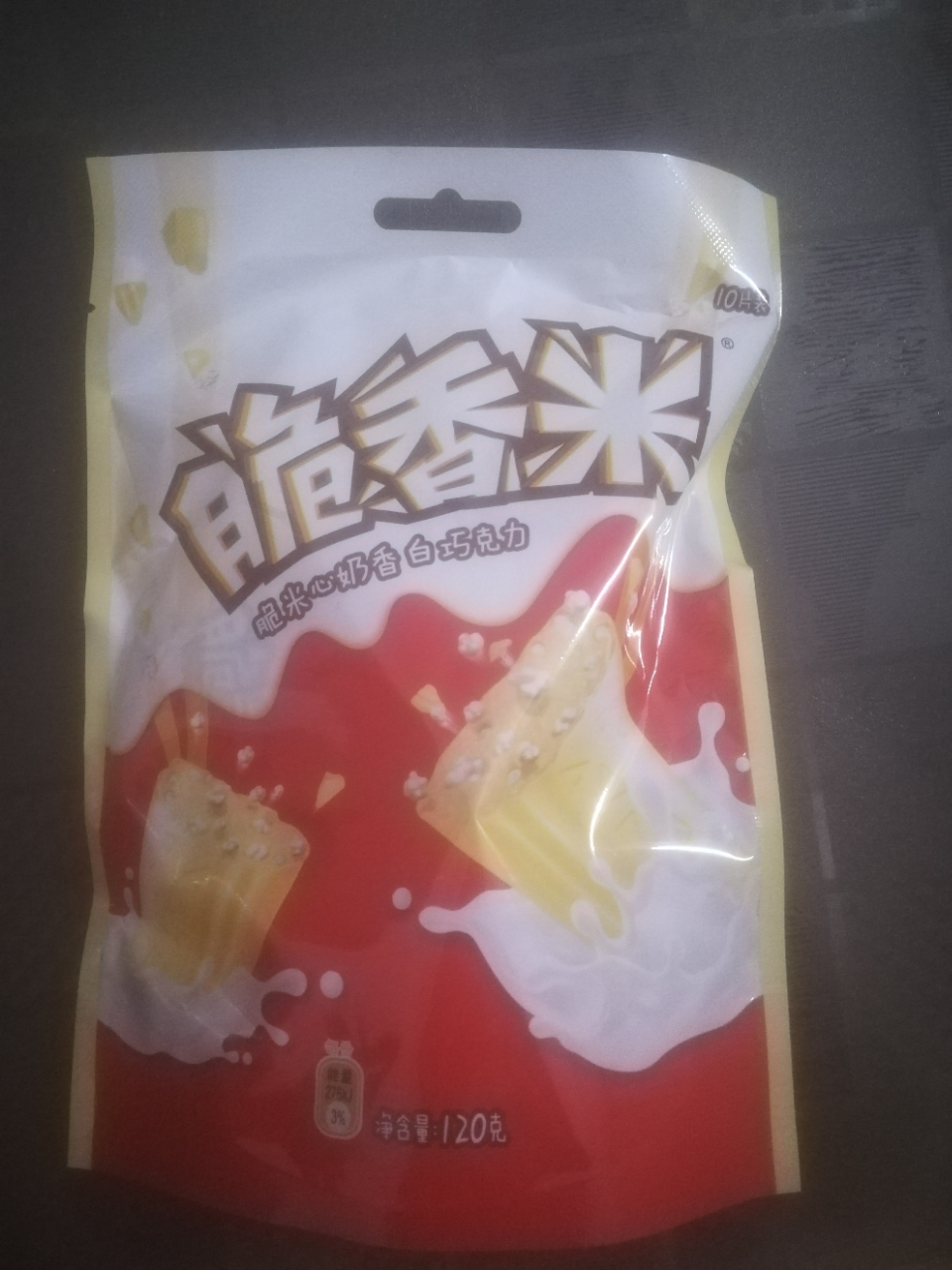 德芙脆香米(白巧克力味)120g袋装脆米心牛奶巧克力桶装休闲小吃零食