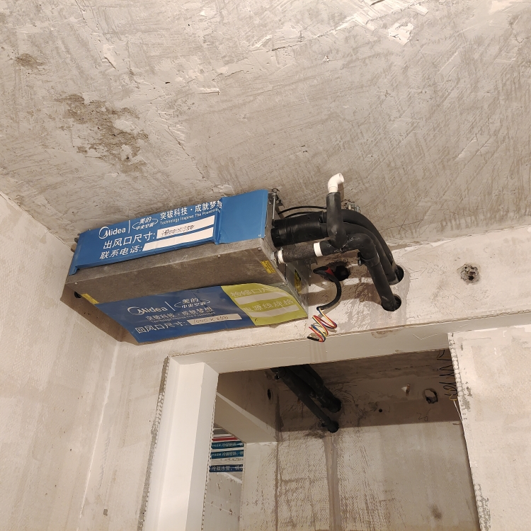 美的(midea)4匹一拖三全直流变频智能家用中央空调风管多联机卡机0 0