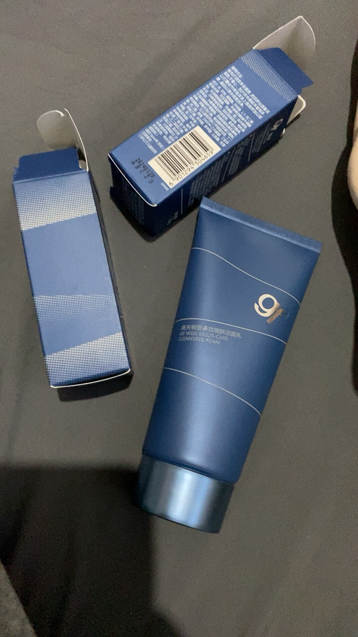 高夫锐智多效焕肤洁面乳120g 洗面奶男士专用补水保湿 官方正品晒单图