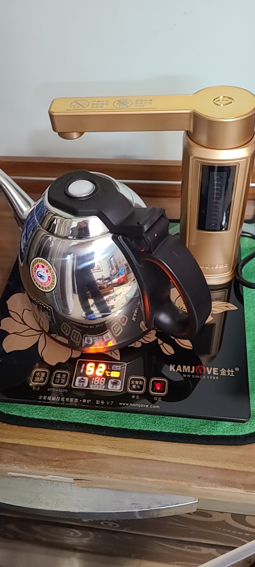 kamjove/金灶 v7 全智能 自动上水壶电水壶 泡茶电茶壶电茶炉茶具自动