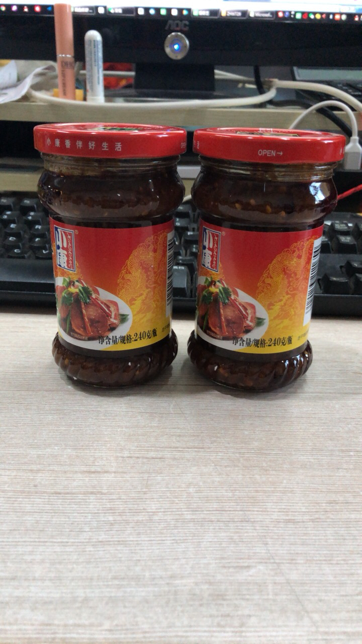 小康(xiaokang) 五香牛肉酱240克/瓶 辣椒酱佐餐下饭酱拌米饭拌面火锅