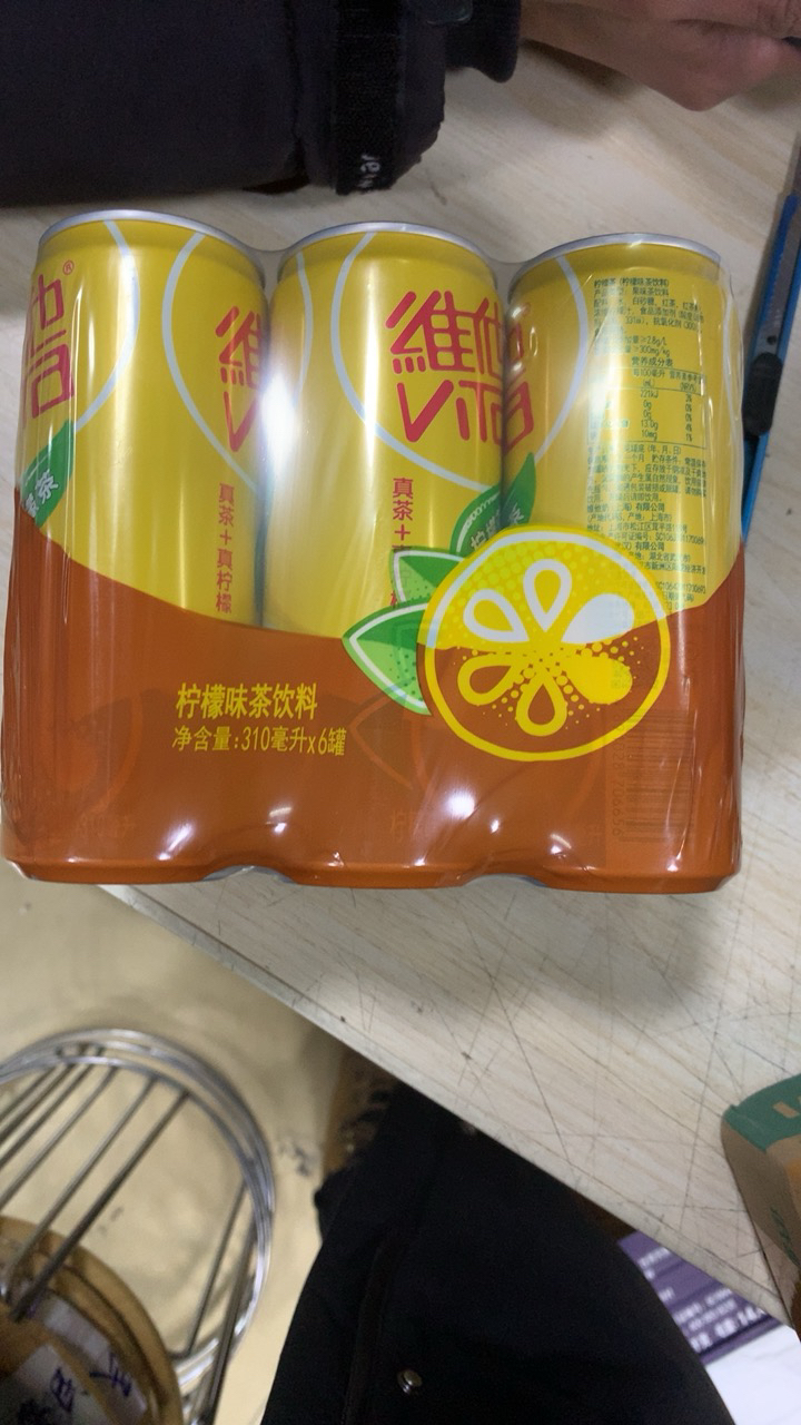 维他奶 维他柠檬茶饮料310ml*6罐 铝罐装 柠檬果味红茶 细长罐晒单图