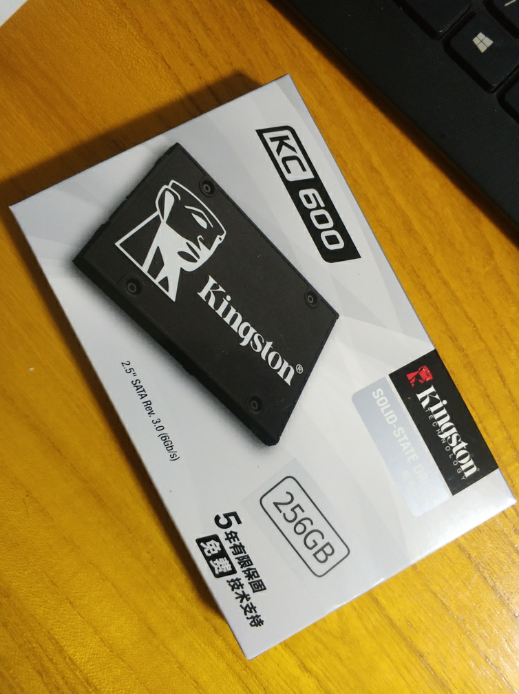 金士顿(kingston) 256gb sata3 ssd固态硬盘 kc600系列晒单图
