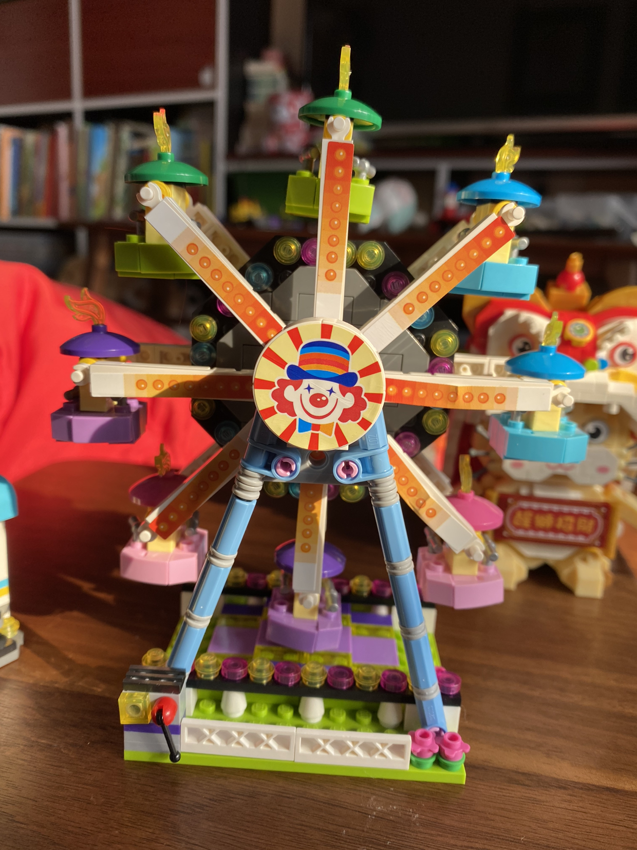 loz俐智迷你游乐场小颗粒积木儿童玩具男女孩街景摩天轮6岁1718晒单图