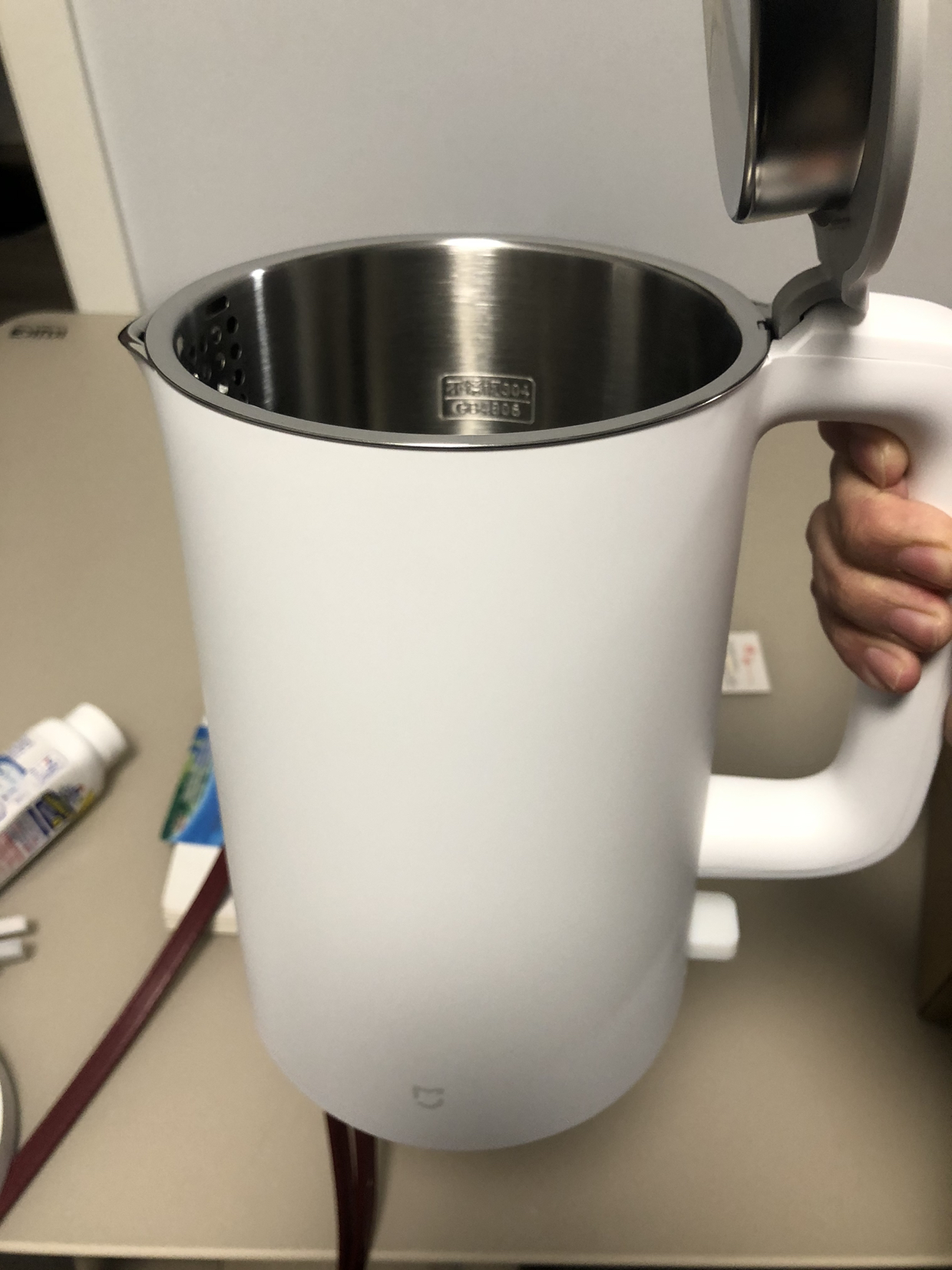 小米(mi)米家电水壶1a大容量热水壶家用不锈钢自动断电保温烧水壶1.