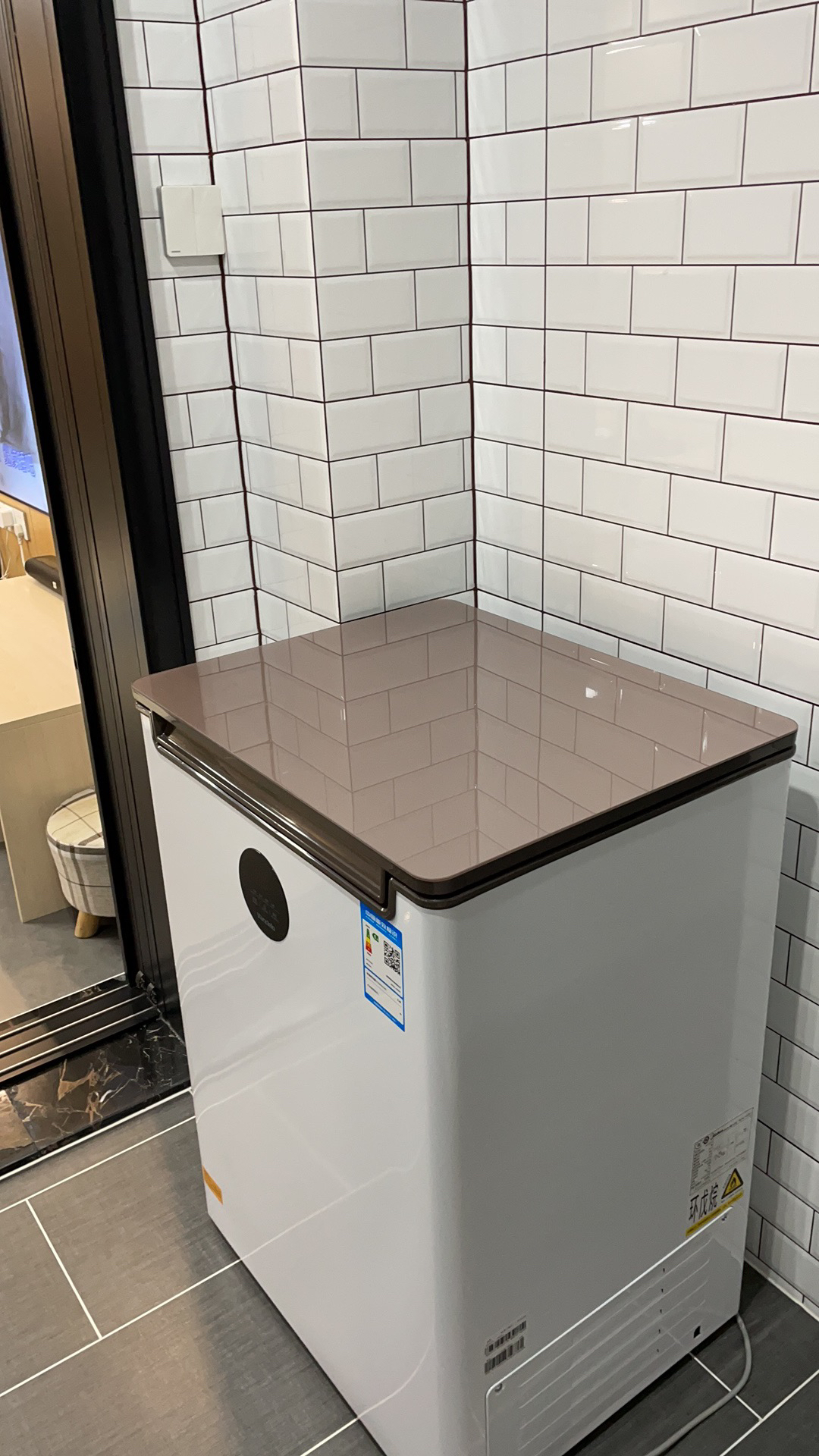 美的(midea)98升 bd/bc-98kev 大眼萌 一级能效 卧式冰柜 小型家用