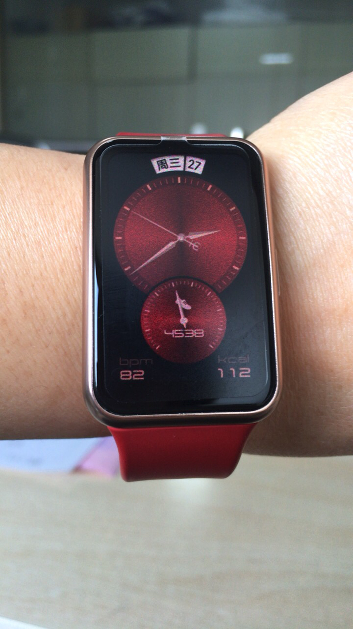 huawei/华为 watch fit 智能手表 轻薄全彩大屏 动画健身私教 心理