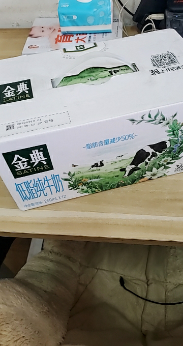 金典低脂純牛奶伊利