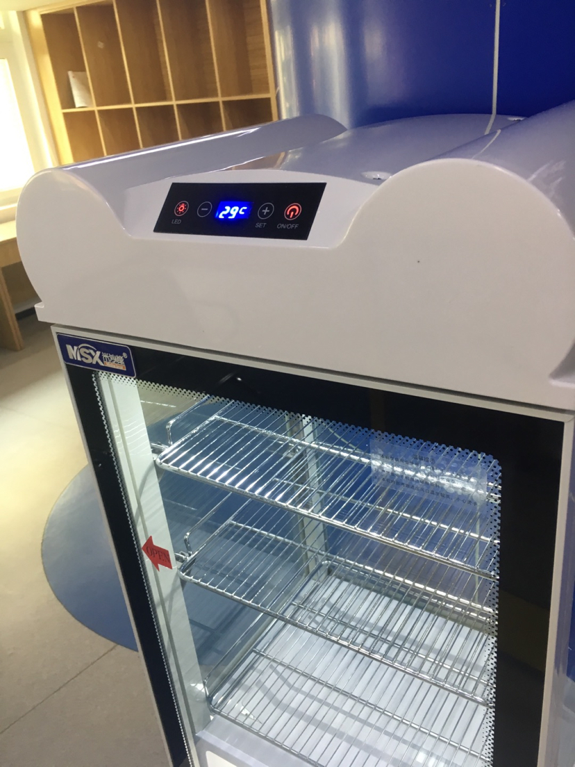 米沙熊88l饮料加热柜 台式加热保温柜 商用热饮展示柜 牛奶咖啡加热箱