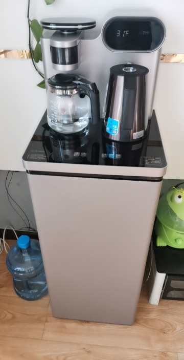 置水桶立式饮水机手机无线充电安全童锁冰热两用制冷制热大尺寸晒单图