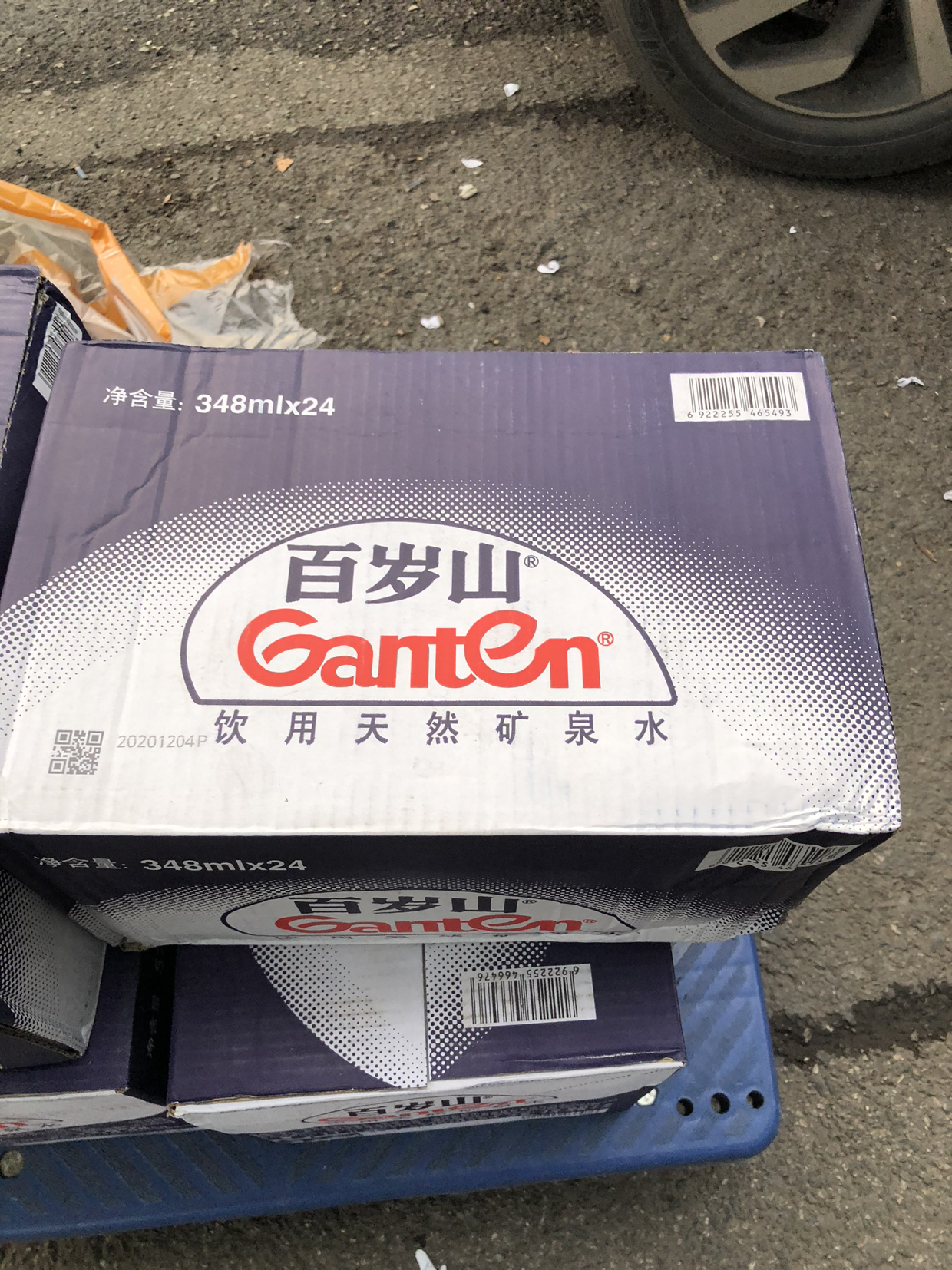 百岁山 饮用天然矿泉水348ml*24瓶 箱装 景田晒单图