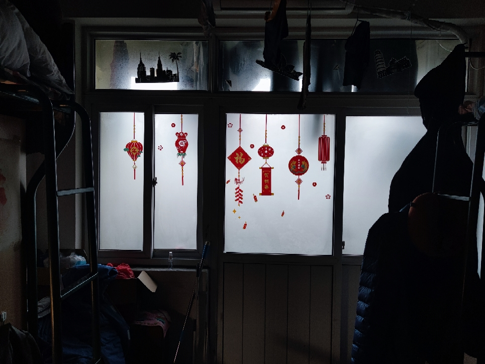 三维工匠2021新年店铺橱窗贴玻璃贴纸过年画墙贴画春节装饰品福字窗花