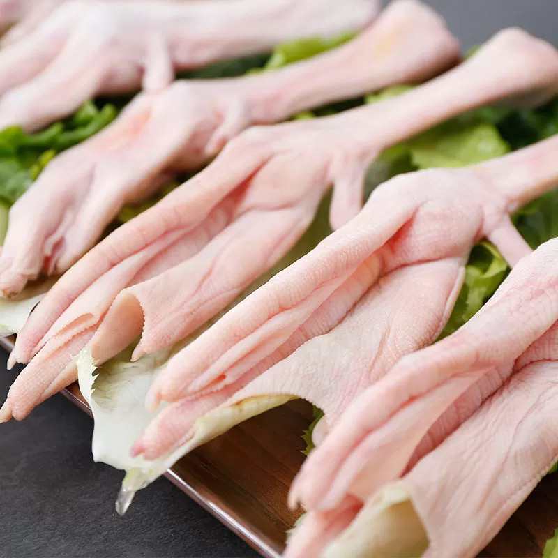 屋下鹅 鹅爪750g 农家散养大白鹅土鹅鹅肉鹅脚掌冷冻大鹅爪脚掌晒单图