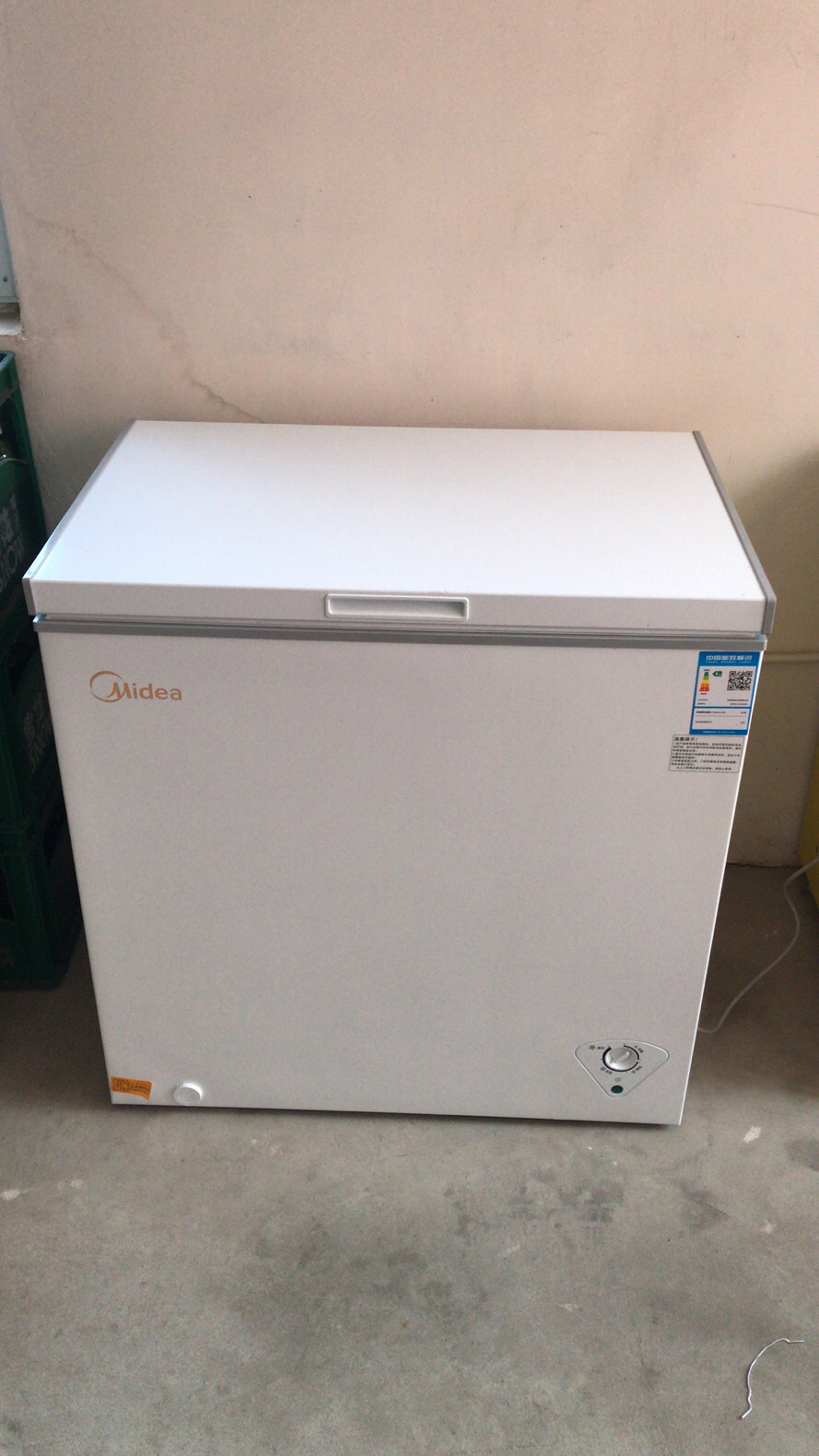 美的(mieda)bd/bc-203km(e) 卧式冷柜 203升家用商用冰柜冷藏冷冻节能