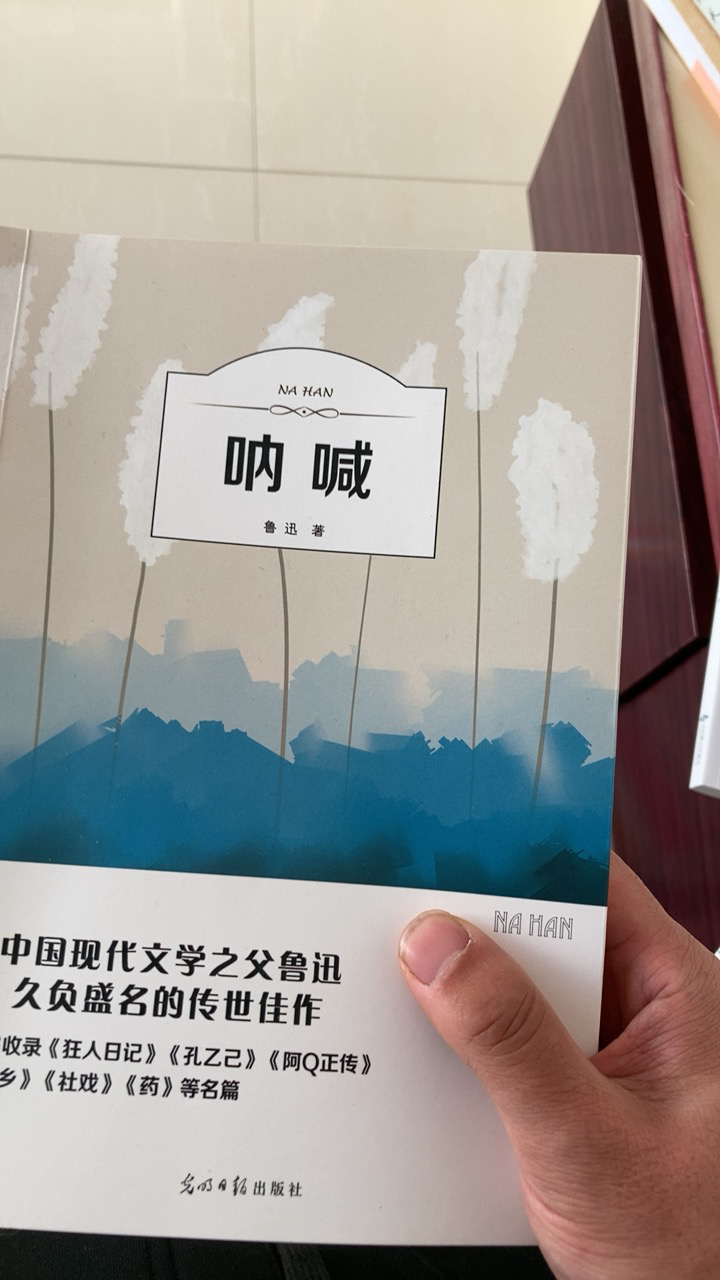 呐喊彷徨狂人日记阿q正传孔乙己故乡鲁迅文集小说集中小学生课外书籍