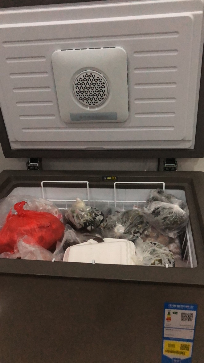 haier海尔冰柜家用冷柜超低温零下40度顶开门冷冻柜1级能效迷你小冰柜