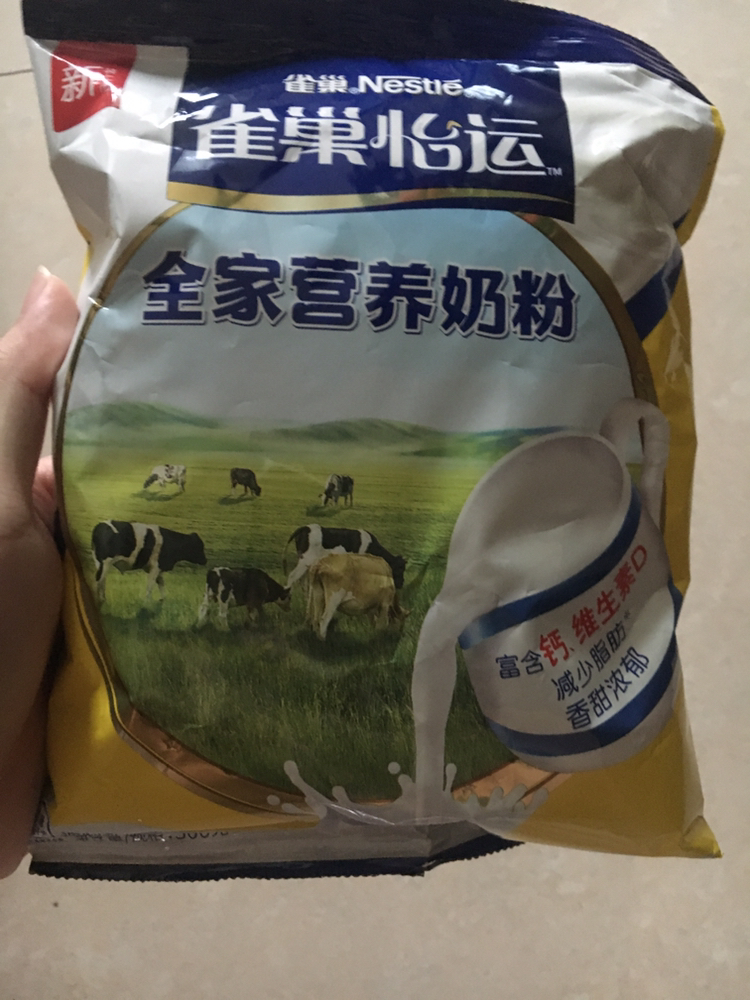雀巢全家营养奶粉300g袋装早餐奶成人奶粉营养冲饮乳品学生奶粉晒单图
