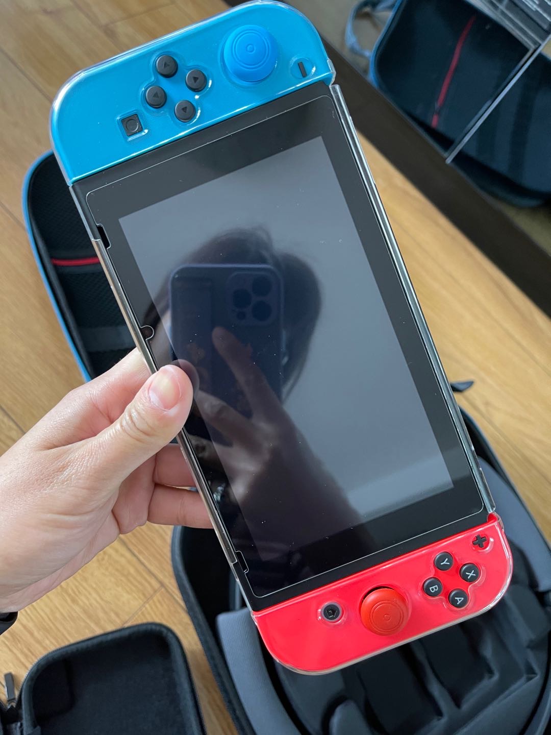 ns防爆指纹游戏机保护贴膜任天堂适用任天堂nintendo switch 1片装