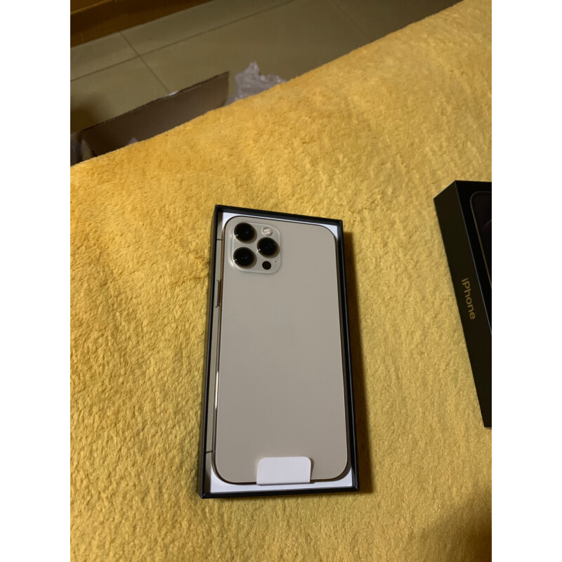 max 128gb 金色 移动联通电信5g全网通手机 双卡双待 iphone12promax