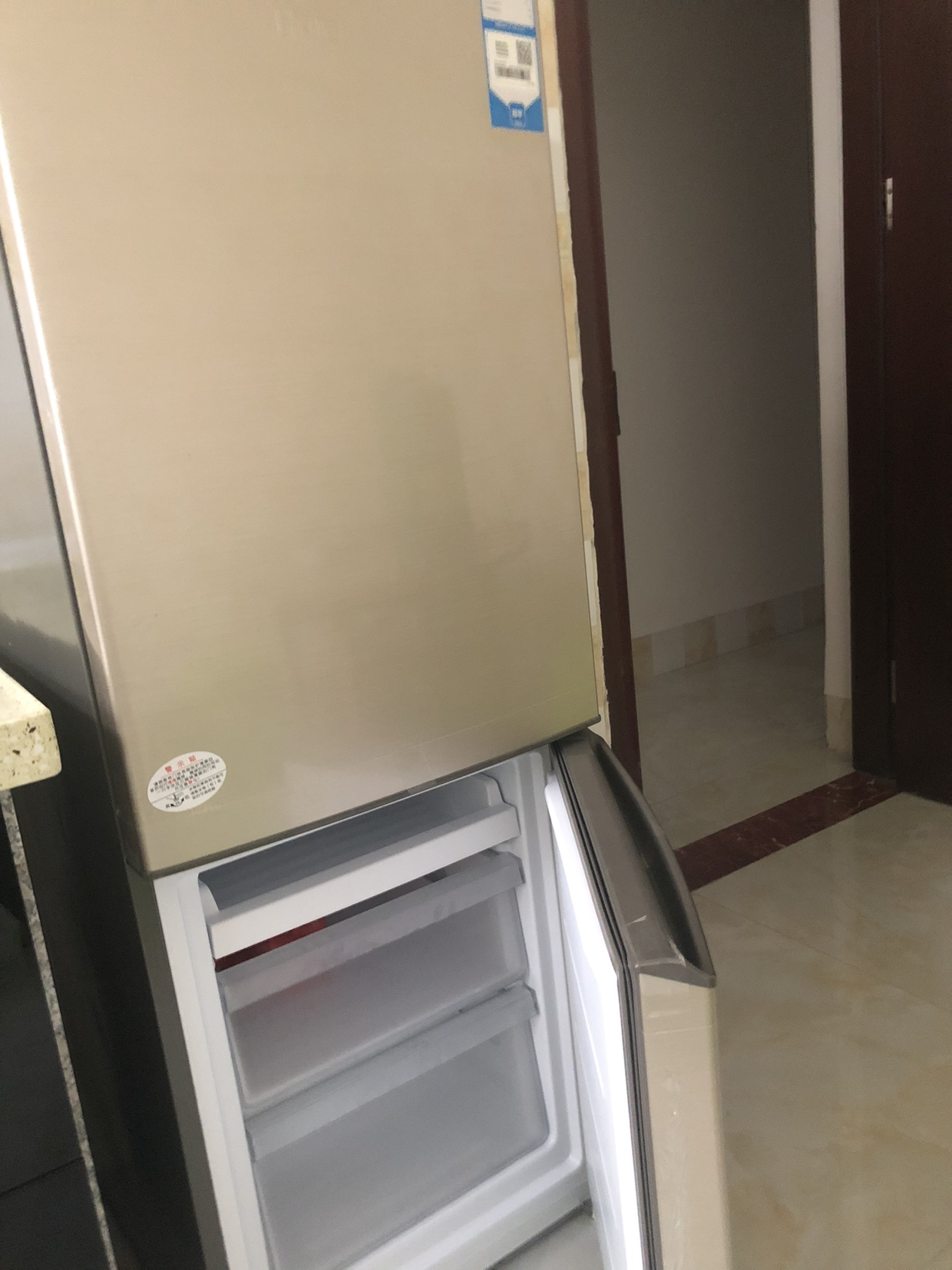 haier/海尔冰箱 bcd-180tmps 冷藏冷冻家用 节能低音省电冰箱 两门小