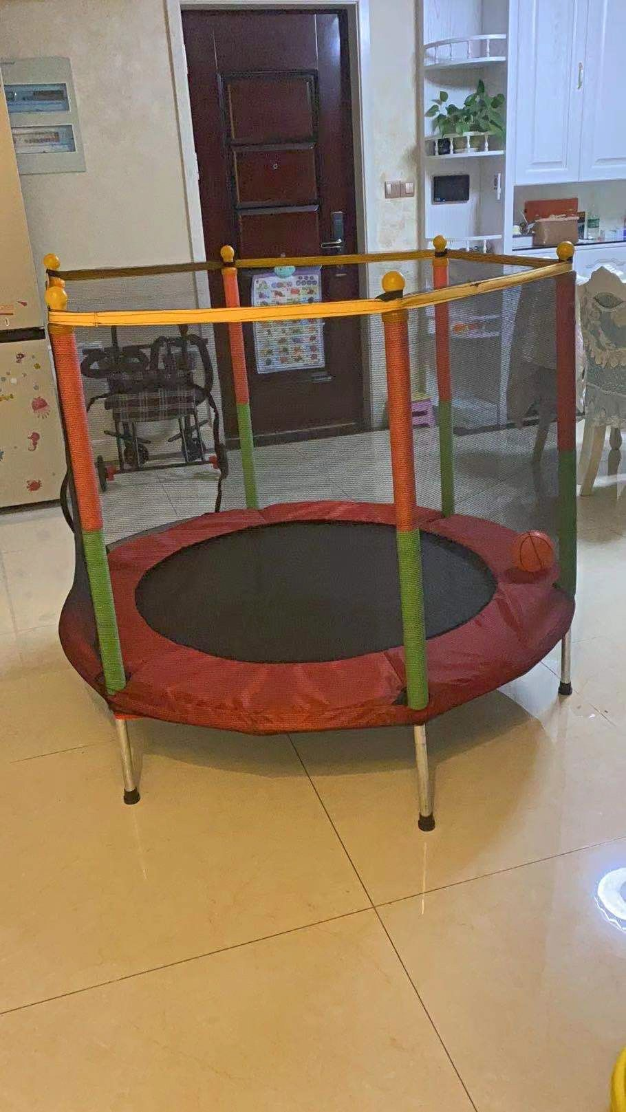 蹦蹦床家用儿童室内跳跳床小孩玩具宝宝健身带护网家庭小型弹跳床特价