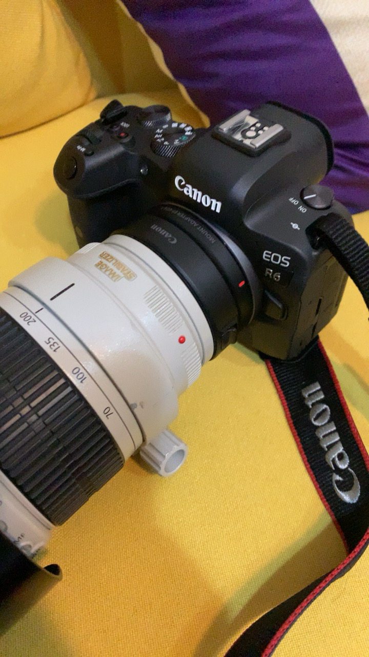 r卡口适配器 佳能ef镜头转接eos r卡口转接环 适用eos r rp r5 r6全