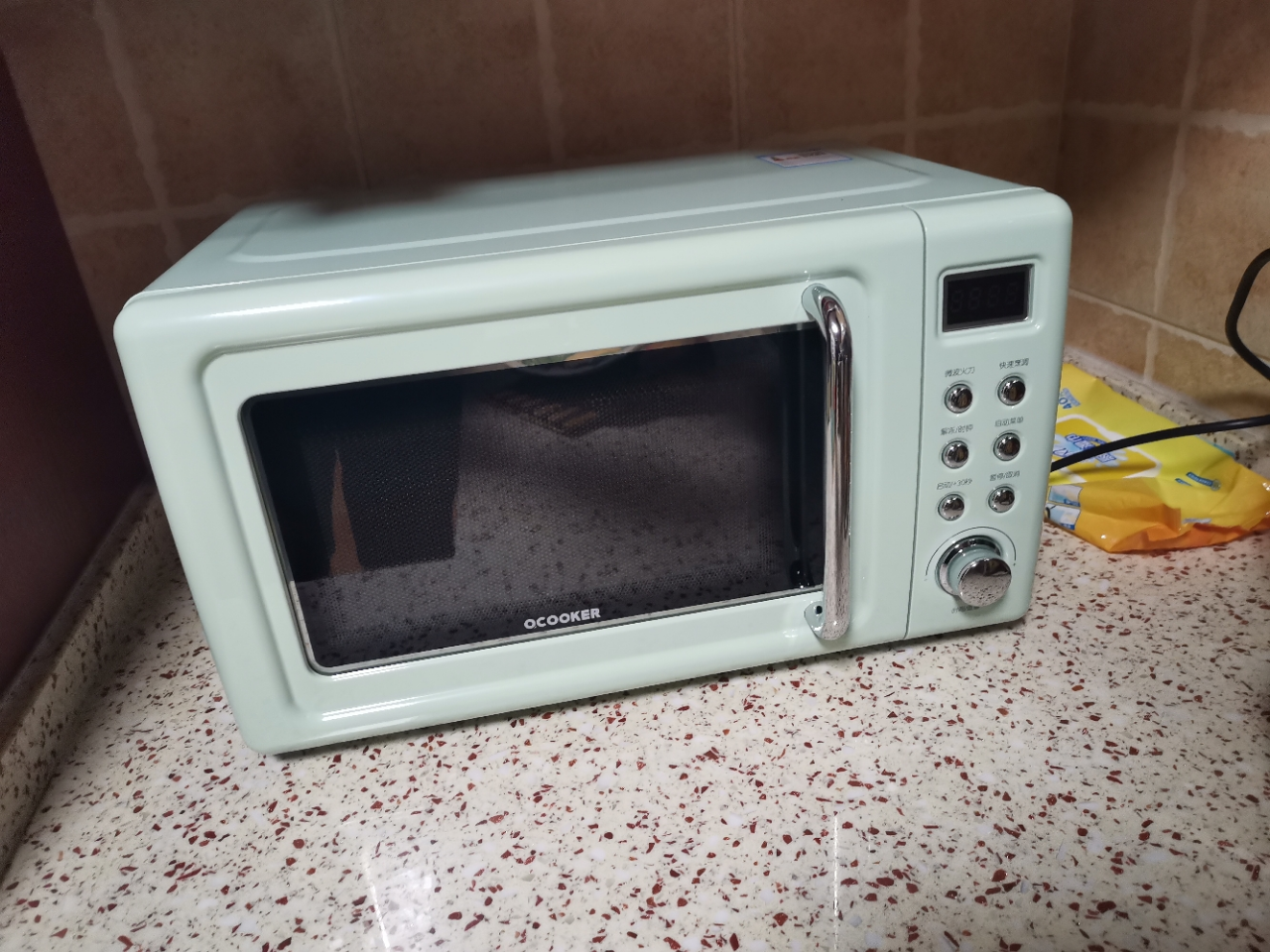 圈厨微波炉复古网红家用小型多功能智能进口创新磁控管20升迷你转盘式