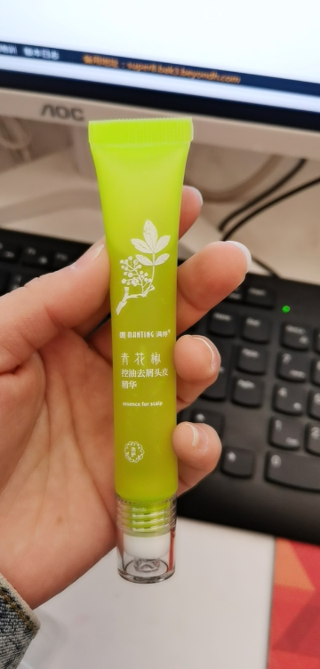 满婷(manting)青花椒控油去屑头皮精华20ml除螨控油去屑止痒净屑轻盈