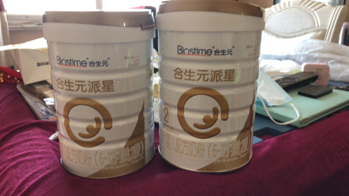 [合生元旗舰店]合生元(biostime)派星较大婴儿配方奶粉2段新包装900克