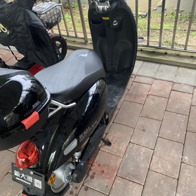 新大洲电动车 parray小龟王60v电动轻便摩托车pr600dqt-4a e1亮黑