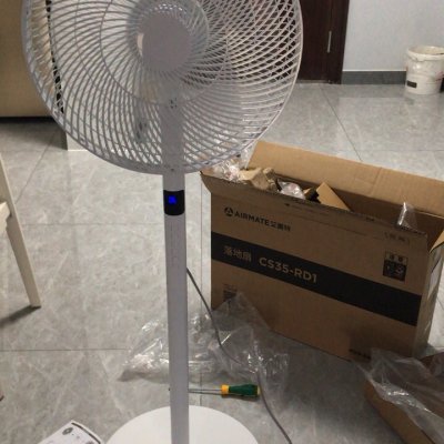 艾美特(Airmate) 落地扇CS35-RD1直流变频7片家用大风量遥控控制预约5档以上自然风正常风落地扇空调伴侣晒单图