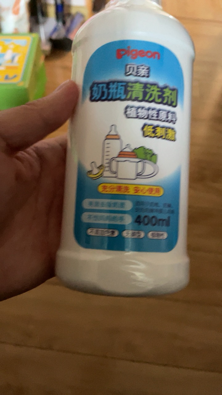 Pigeon贝亲 婴儿奶瓶奶嘴清洗剂 清洗液400ml 宝宝儿童用品MA26晒单图
