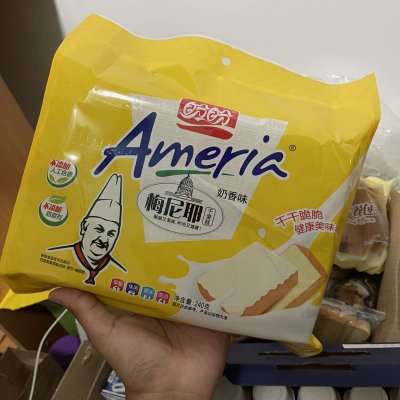 苏宁超市自营 盼盼梅尼耶干蛋糕-奶香味240克