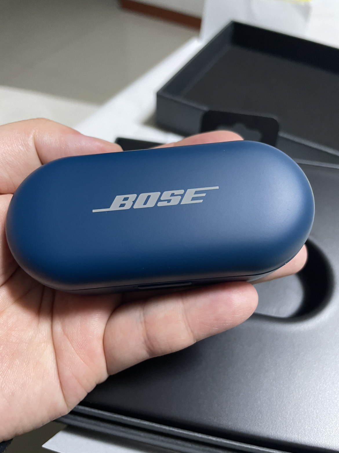 bose无线耳塞 海蓝色 真无线蓝牙耳机 bose小鲨 被动降噪消噪 手势