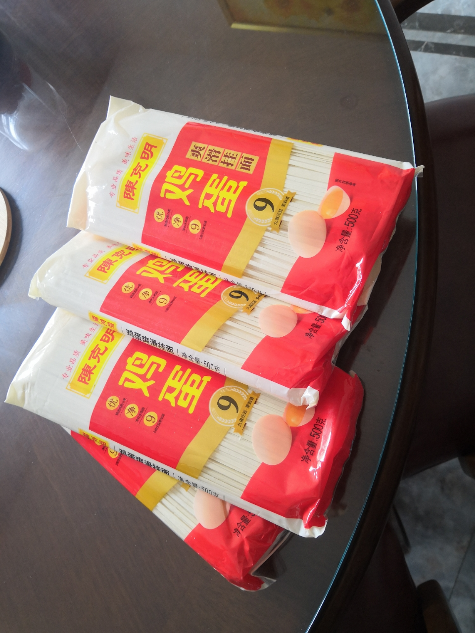 陈克明挂面 鸡蛋爽滑 鸡蛋龙须 鸡蛋风味 三种口味 500克一份5包晒单