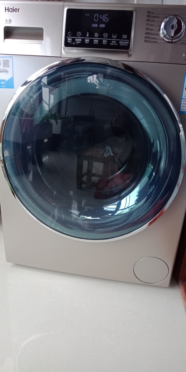 海尔(haier)g100928b12g 全自动滚筒洗衣机10公斤 斐雪派克直驱变频