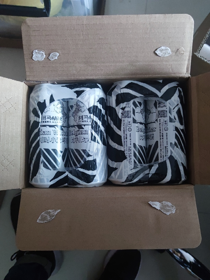 斑马精酿比利时风味小麦啤酒500ml×12罐装 整箱晒单图