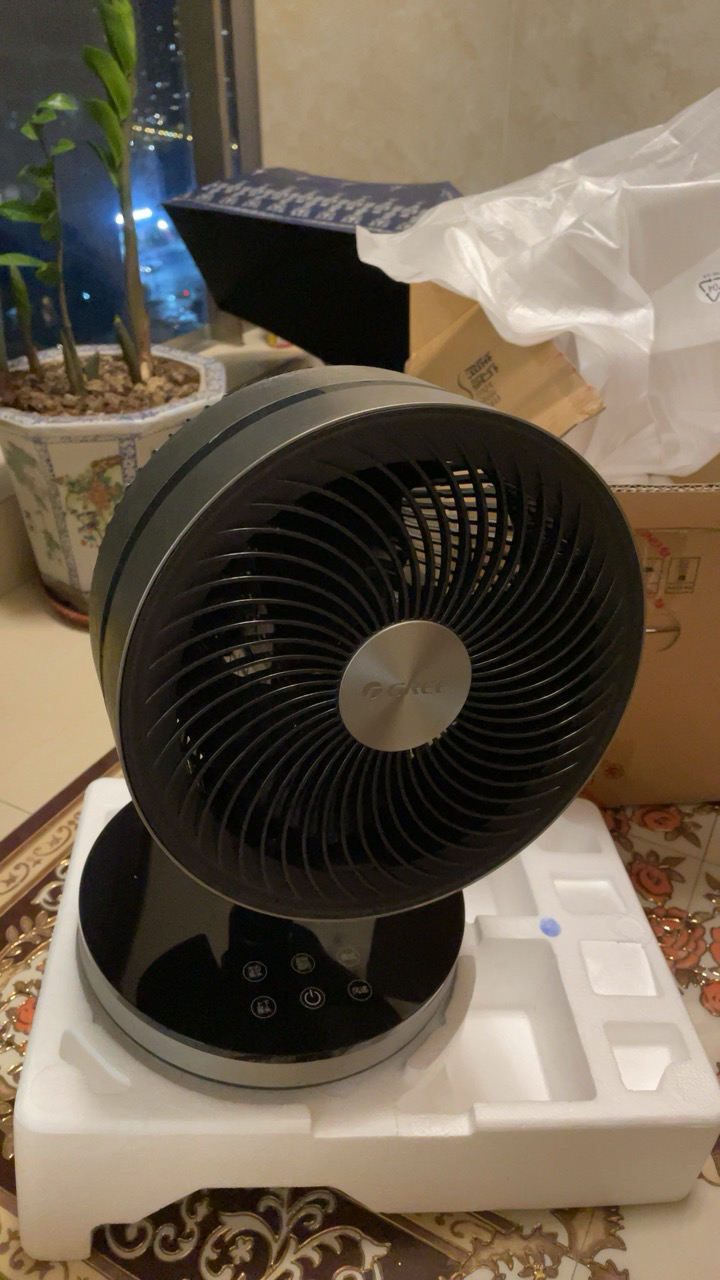 格力(gree)空气循环扇 直流变频电风扇 台式家用电扇 涡轮换气扇 遥控