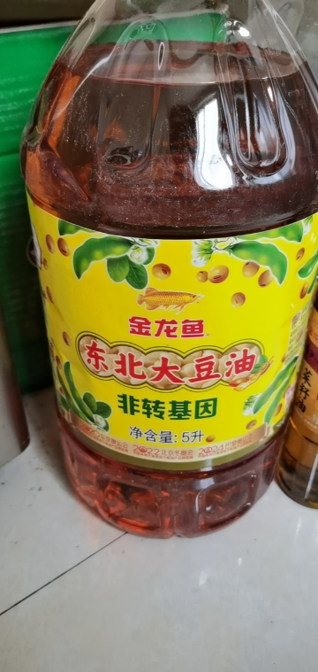 金龙鱼东北大豆油非转基因豆油5升装家用食用油大桶装油5l 油桶晒单图