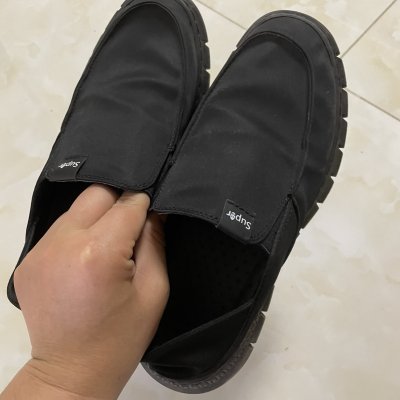 爆2021新款老北京雨伞布鞋一脚蹬透气男鞋套脚懒人鞋男士休闲板鞋