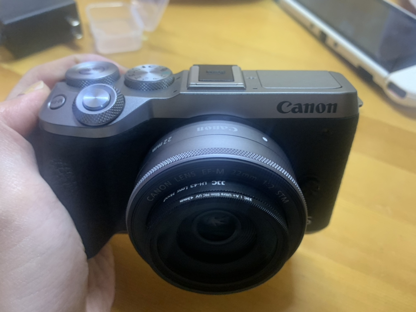 佳能(canon)ef-m微单镜头22mm f2 stm定焦镜头 微单饼干 22定焦 人像