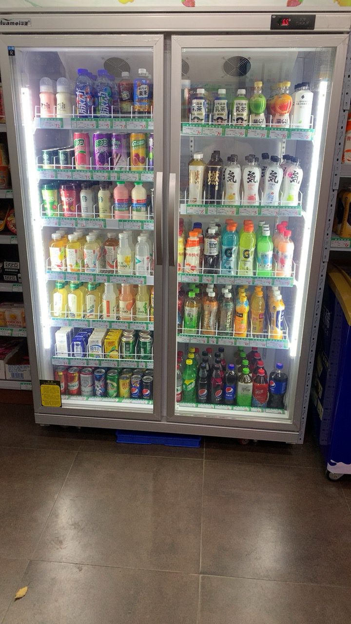 冷藏风冷饮料柜 商超展示柜商用立式冰柜冷柜冰吧展示柜超市冰箱冷柜