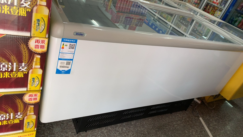 海尔(haier)sc/sd-568cx单温冷藏冷冻转换商用冰柜397升展示柜大容量