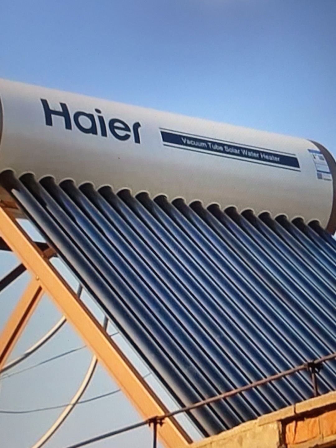 haier海尔太阳能热水器家用光电两用电加热一体电热水器全自动上水一