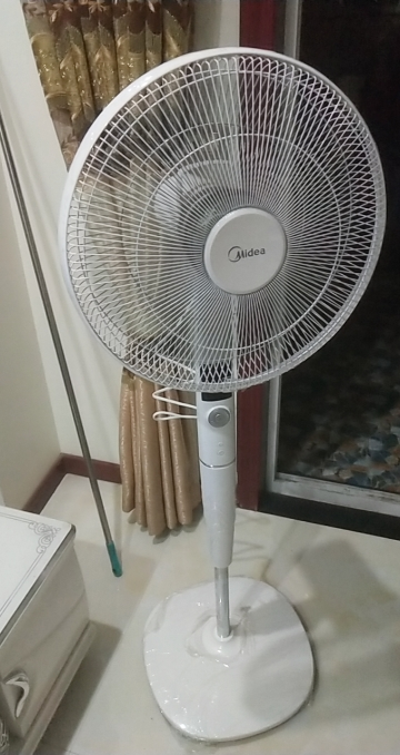 美的电风扇fs40-17ar 9叶变频遥控版 立式家用智能wifi 轻音落地扇