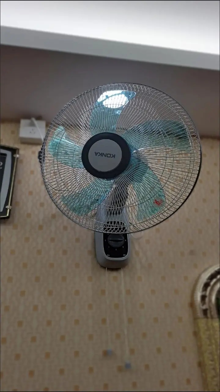 这款电风扇风力很大.质量很好,第二次购买了