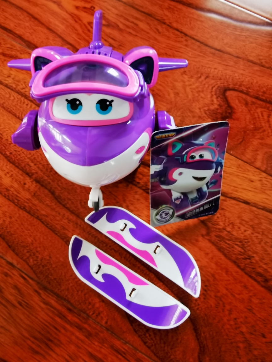 7季发声发光大号变形机器人儿童节礼物超级装备套装740963雪儿晒单图