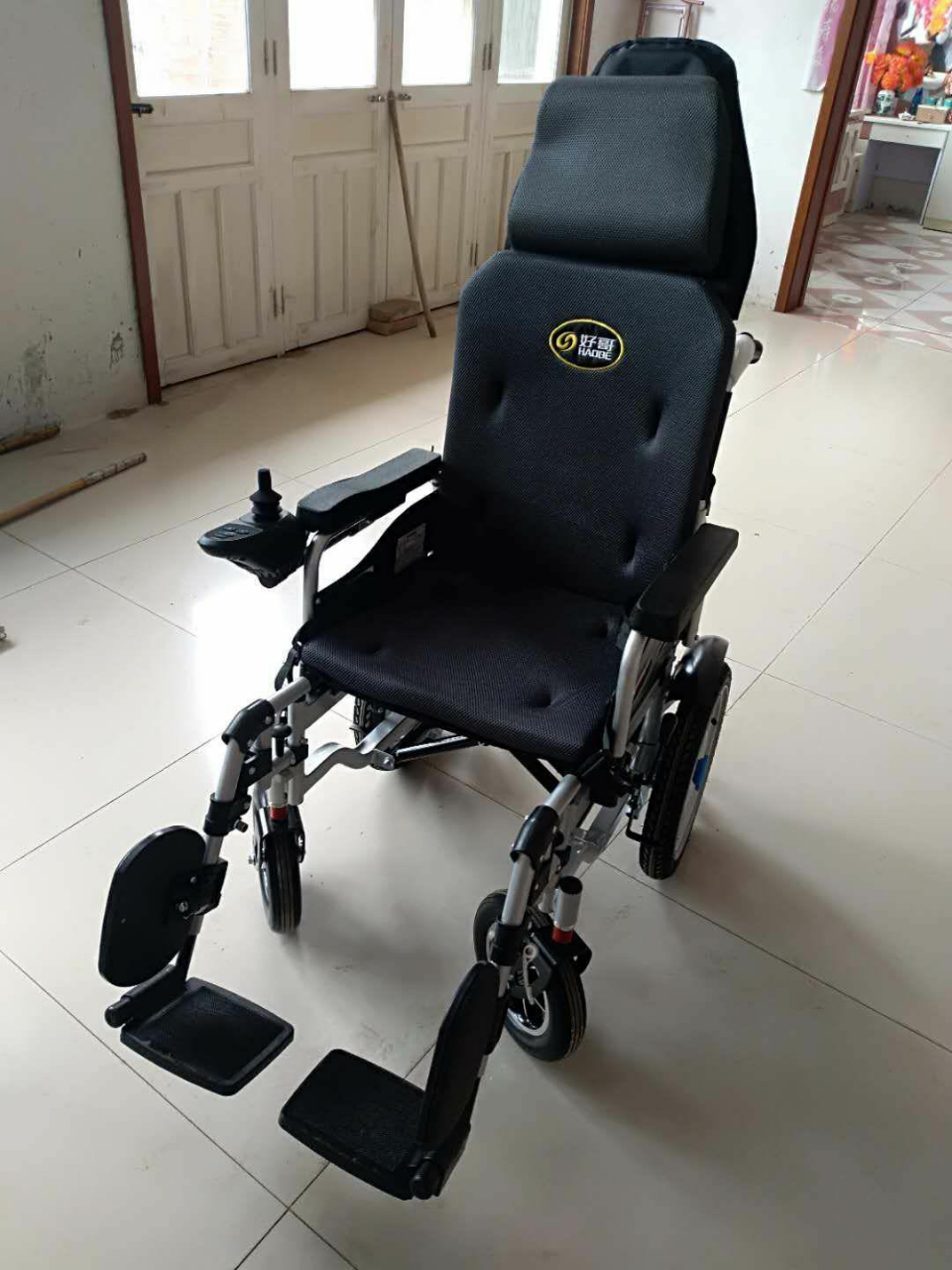 好哥电动轮椅可折叠轻便全躺智能全自动老年残疾人便携四轮代步车全躺