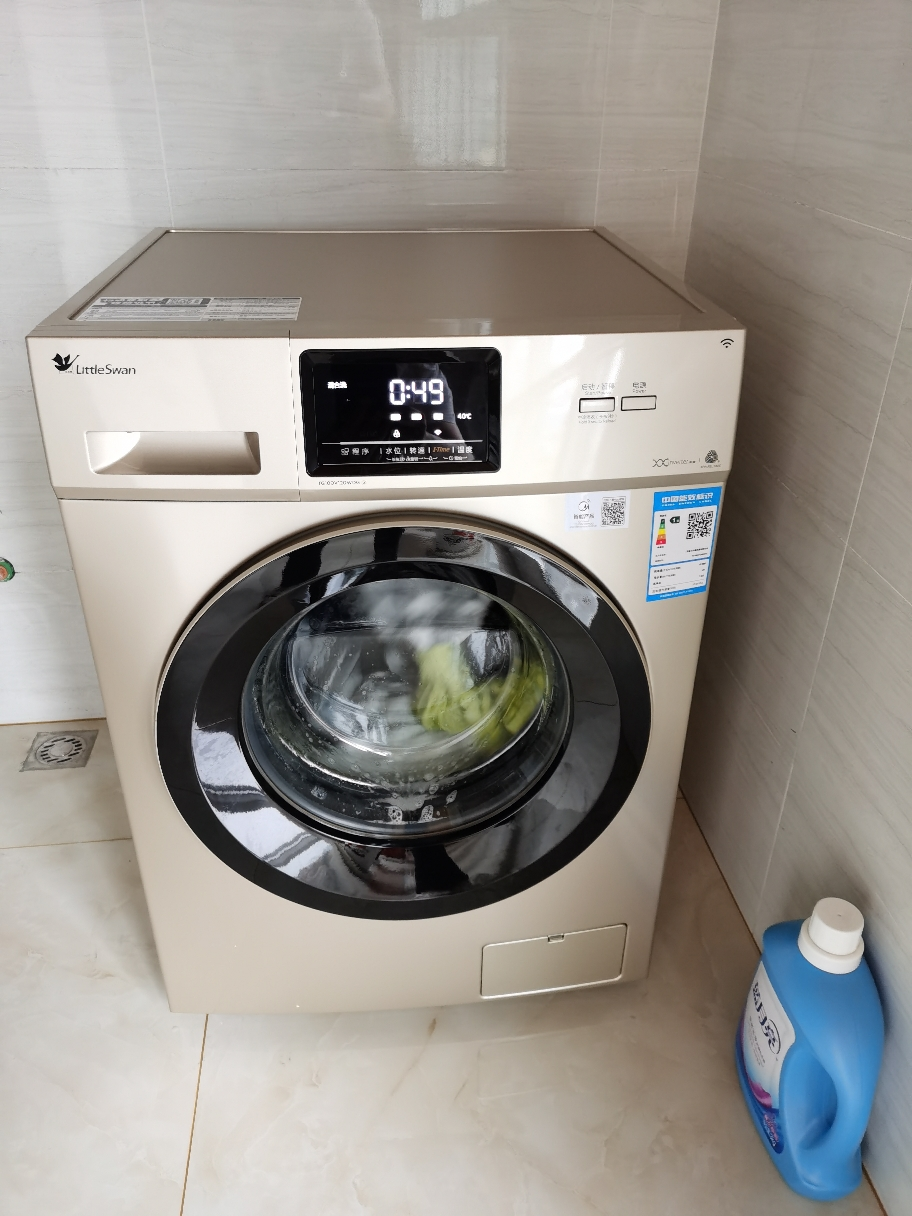 小天鹅(littleswan) tg100v120wdg 10公斤 滚筒洗衣机全自动 睡眠级