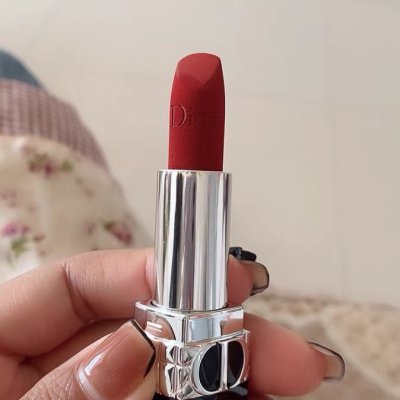 dior迪奥烈艳蓝金唇膏口红传奇新色丝绒999#720 滋润浓郁显白正红色